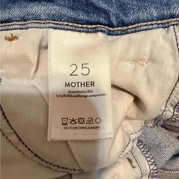 Mother Hustler Roller Ankle High on the Hog Jeans size 25 - Picture 7 of 13